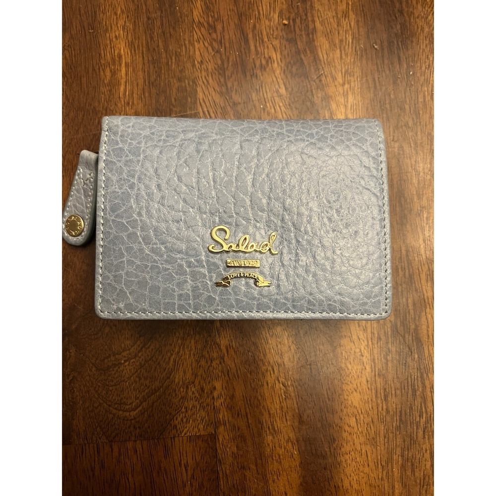 Salad Blue Small Wallet Coin Purse